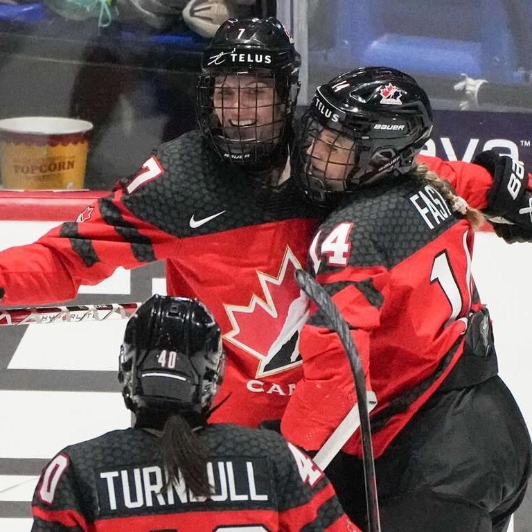 Canada blanks Czechs 5-0 in women's world hockey, United States up next